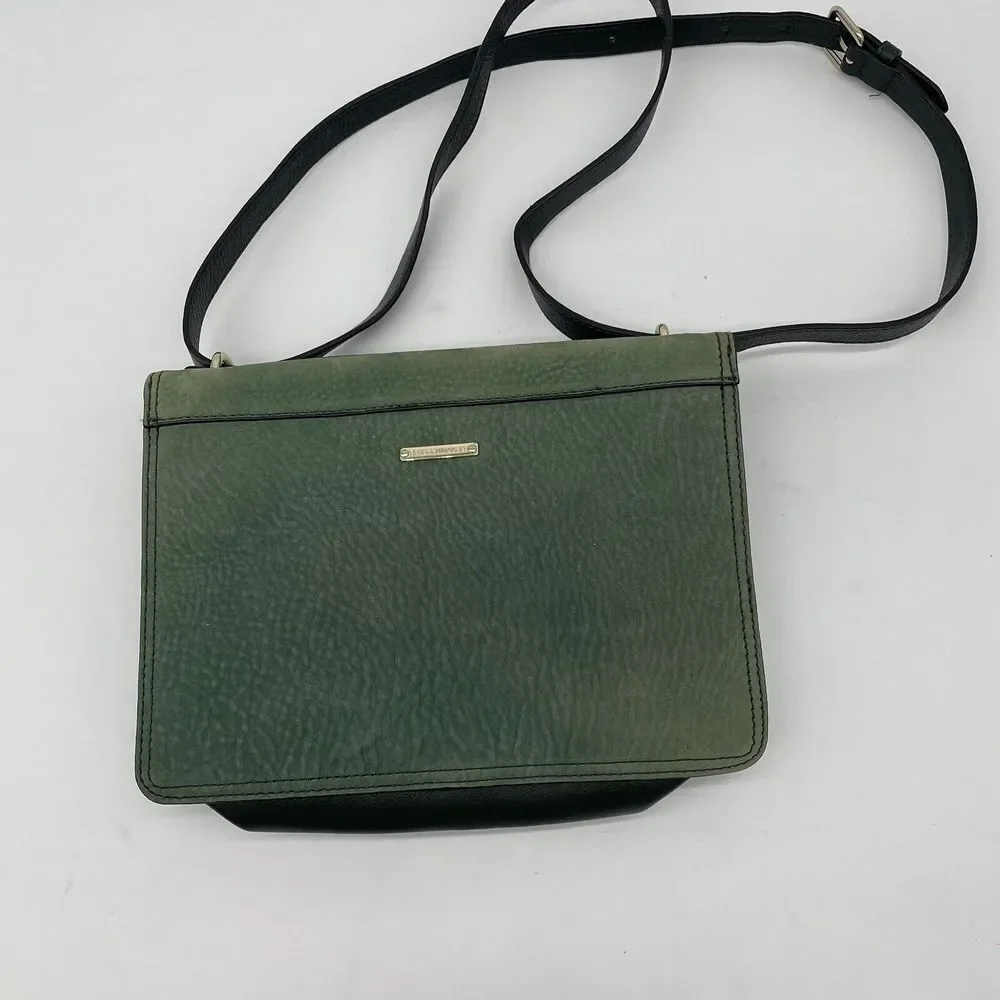Rebecca Minkoff‎ Vintage GREEN Envelope Crossbody/Shoulder Leather & Suede